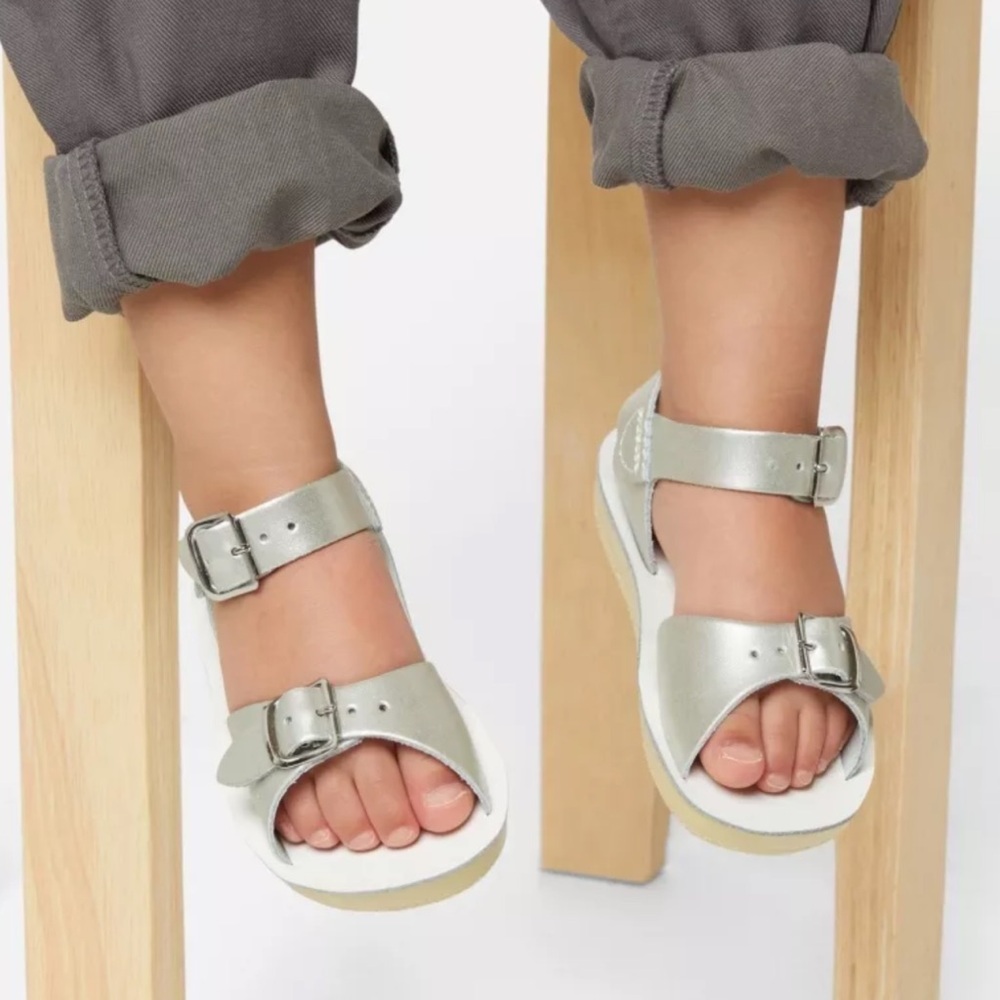 Salt water silver surfer Kids Sandal
